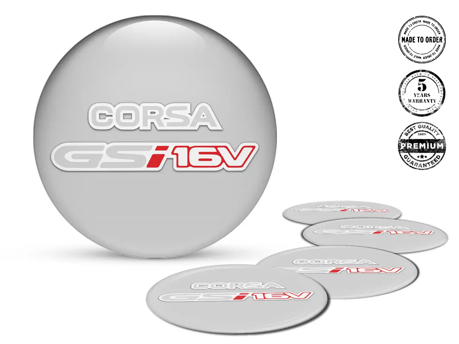 Opel Pegatinas de Aro Versión Diseño de Cúpula Elegante